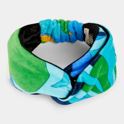 Printed Terrycloth Headband Emiliopucci Com