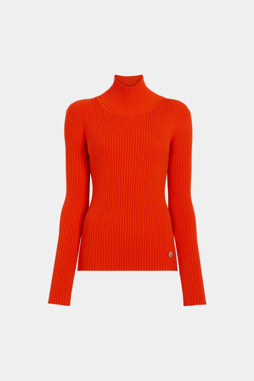 ribbed turtleneck sweater