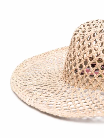 ribbon-tie sun hat | Emilio Pucci 