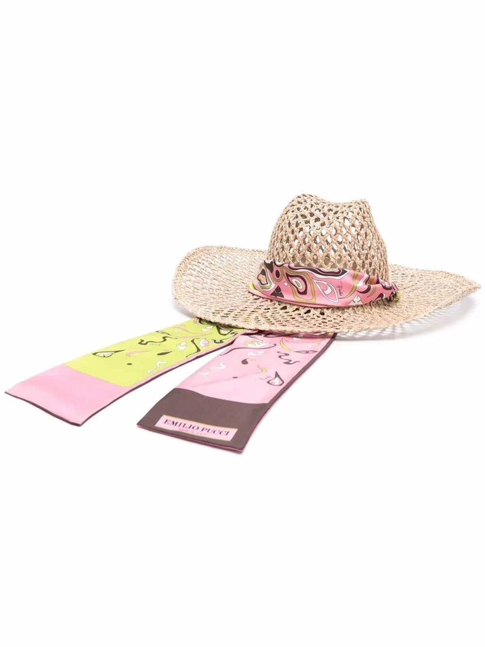 ribbon-tie sun hat | Emilio Pucci 