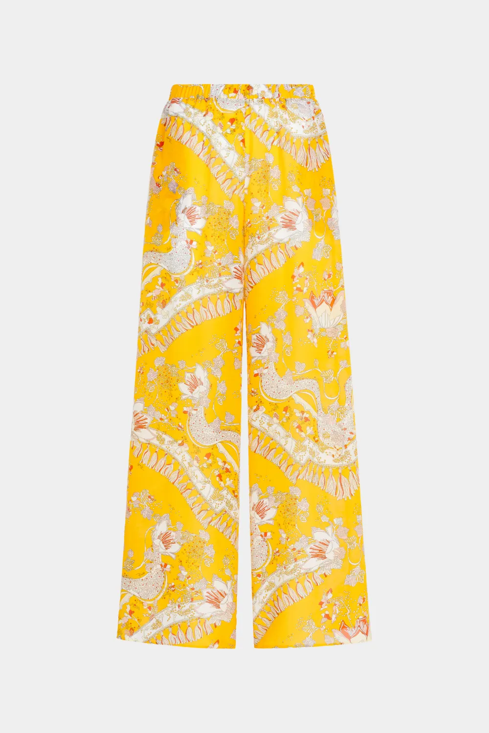 Rugiada-Print Wide-Leg Trousers in 