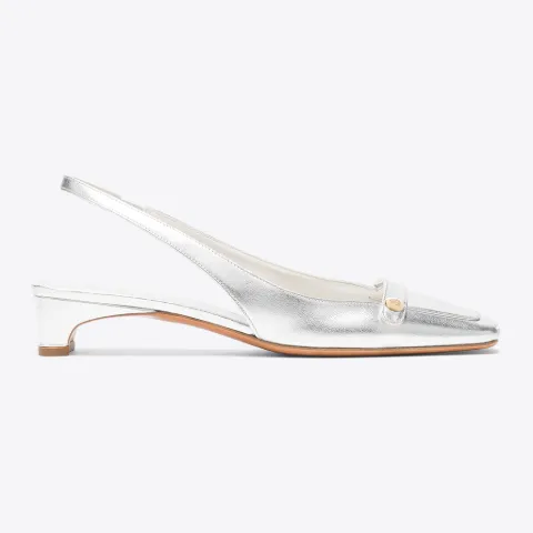 silver slingback heels uk