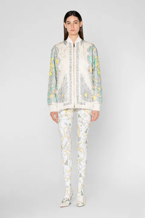 reversible twill bomber jacket