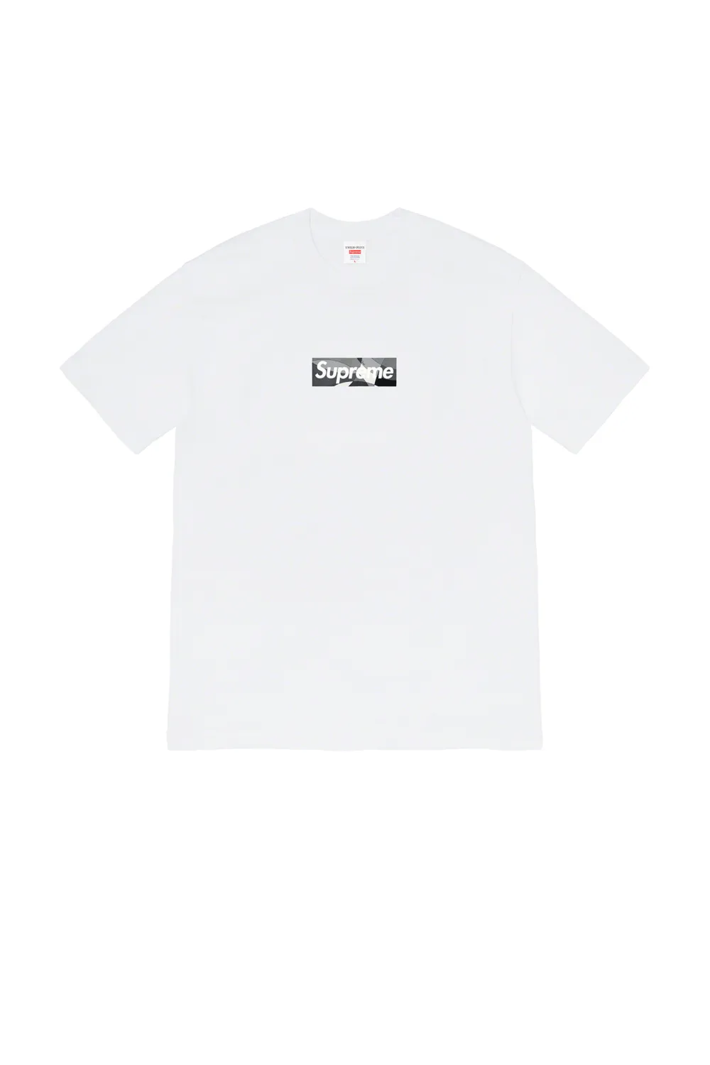 supreme box logo t shirt white