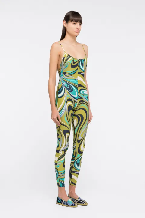 Tuta con stampa Onde in blu | PUCCI