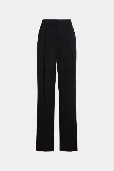 relaxed black trousers