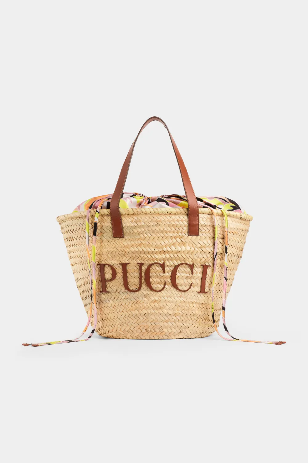 Vetrateプリント ロゴバスケットバッグ | Emilio Pucci エミリオ・プッチ