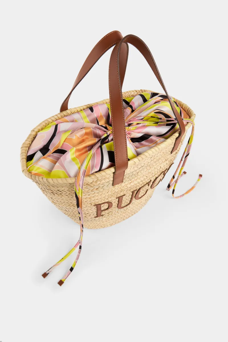 Vetrateプリント ロゴバスケットバッグ | Emilio Pucci エミリオ ...