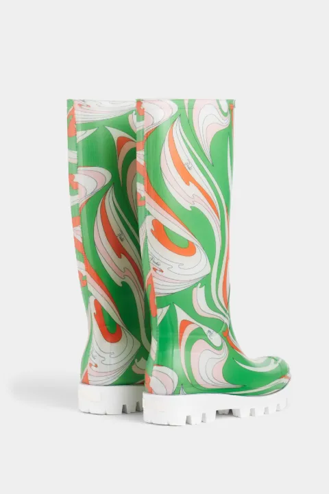 lug sole rain boots