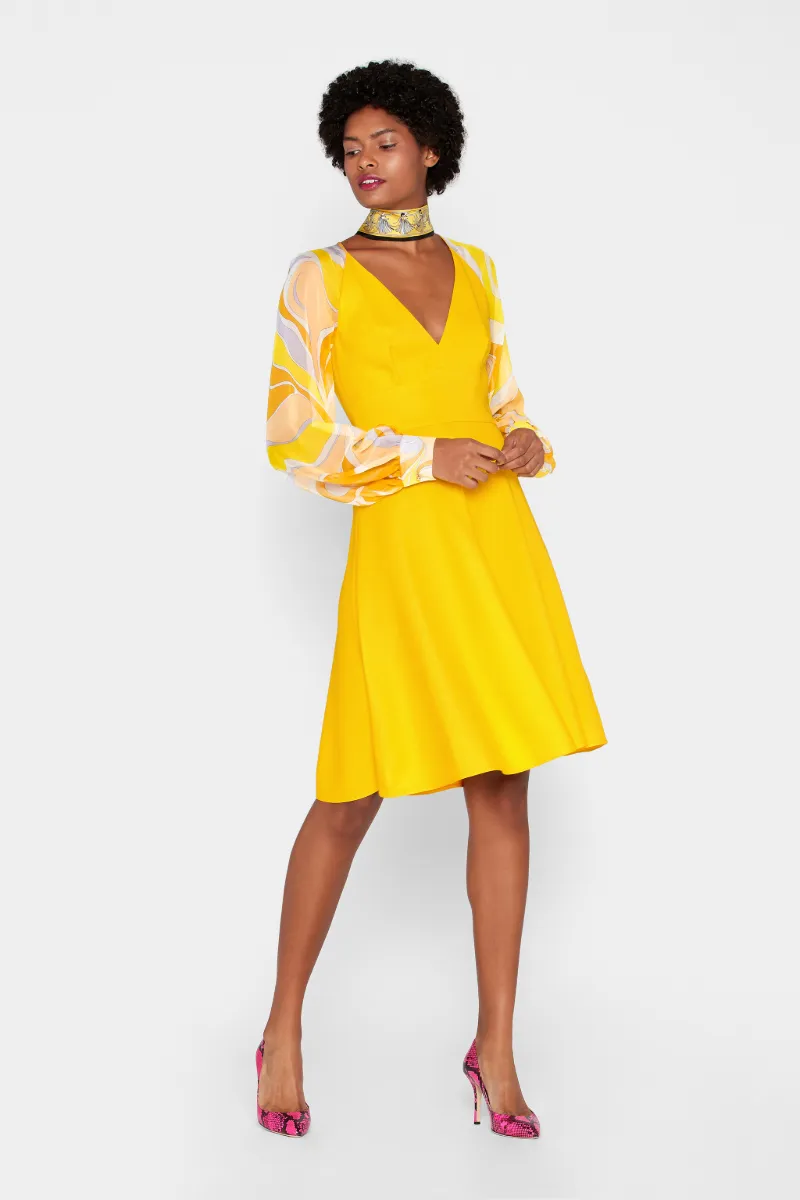 emilio pucci yellow dress