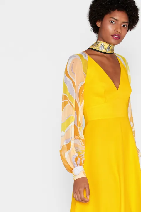 emilio pucci yellow dress