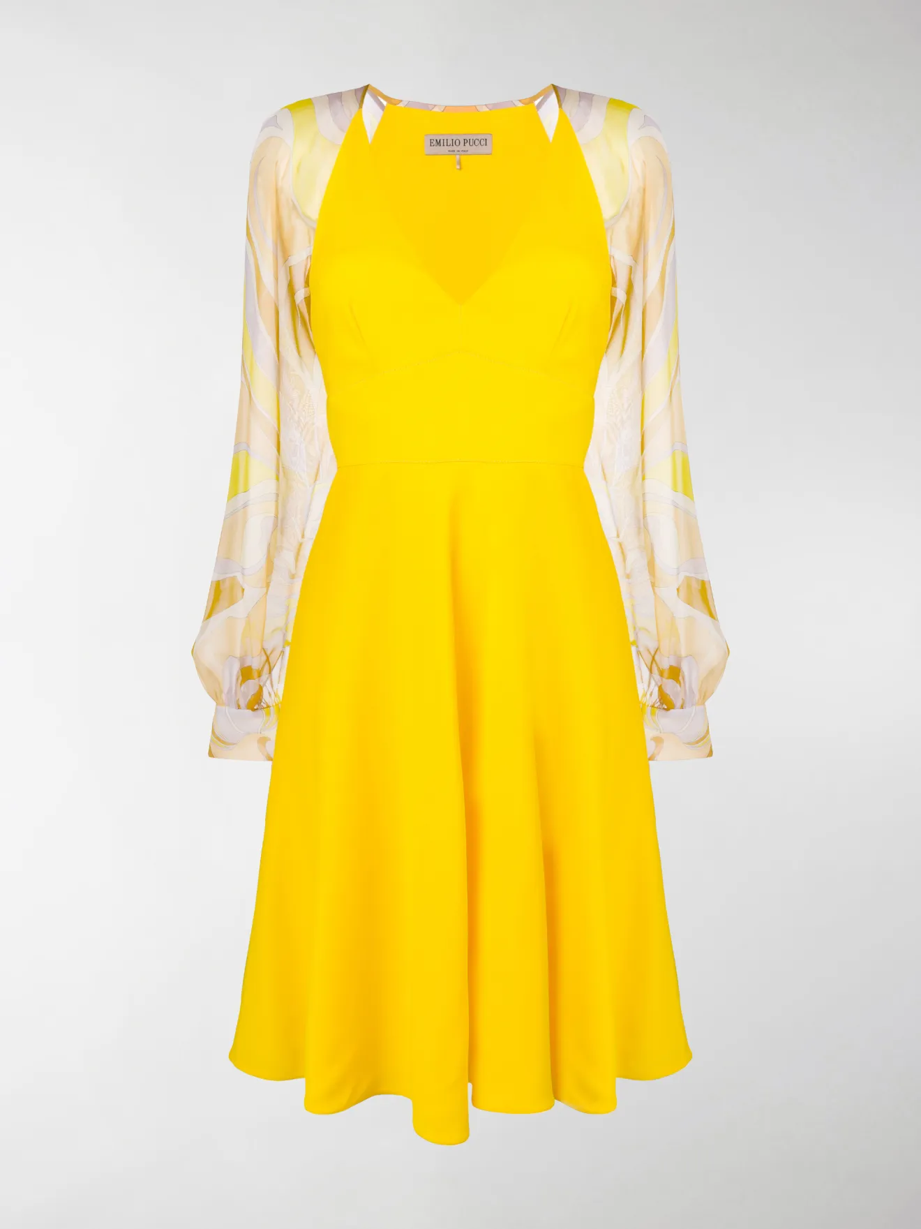 emilio pucci yellow dress