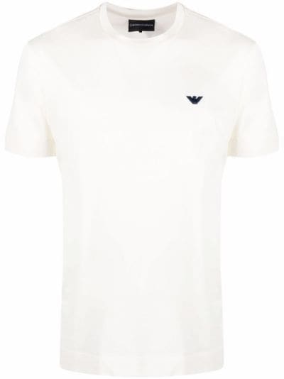 embroidered logo T shirt Emporio Armani Eraldo