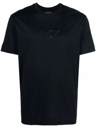 embroidered-logo T-shirt | Emporio Armani | Eraldo.com