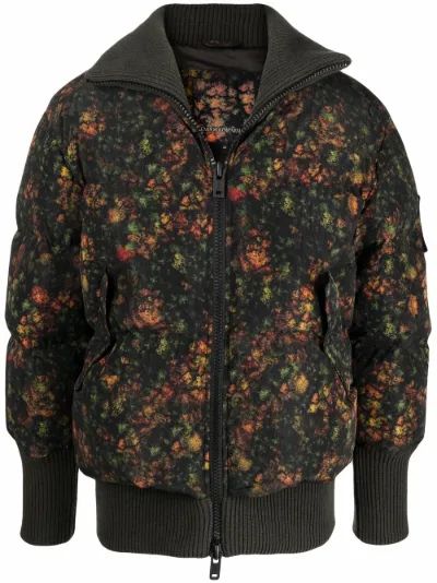 floral padded jacket