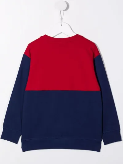 blue armani jumper