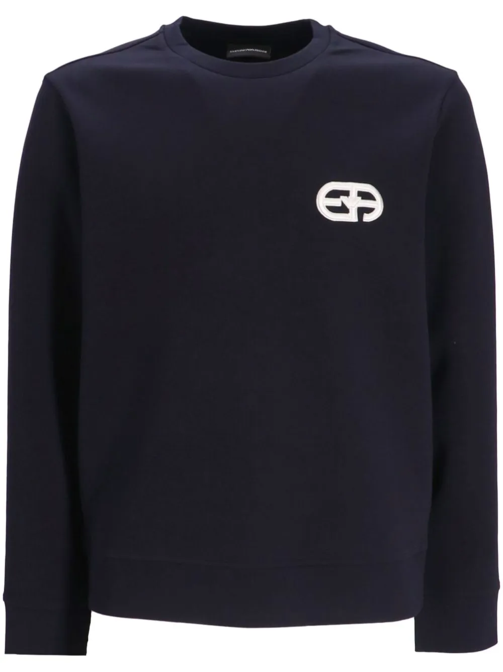 Emporio Armani logo patch long sleeve sweatshirt Eraldo FR