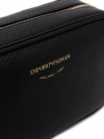 Cross body bags Emporio Armani - Logo-strap leather crossbody bag -  Y3H294YFO5E89374