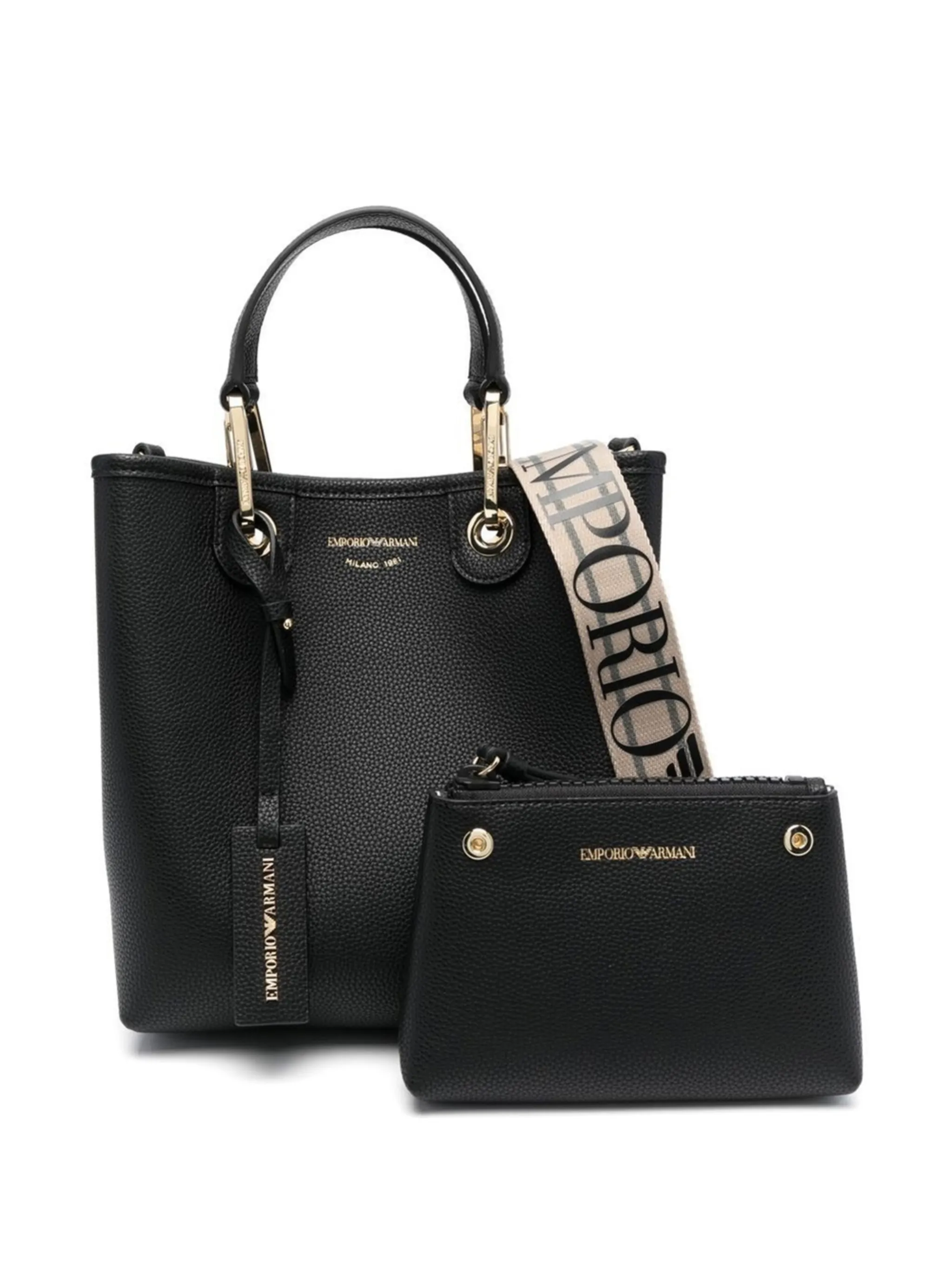 Emporio Armani pebbled faux leather tote bag Eraldo FR