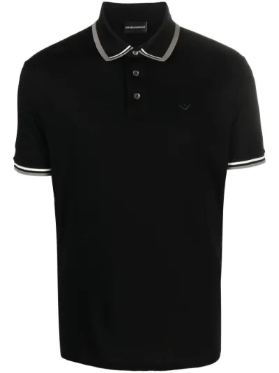 Armani jeans striped polo shirt hotsell