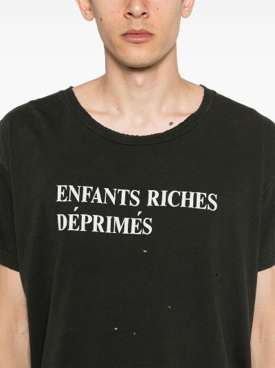 Enfants Riches Déprimés logo-print distressed T-shirt | Eraldo.com EH