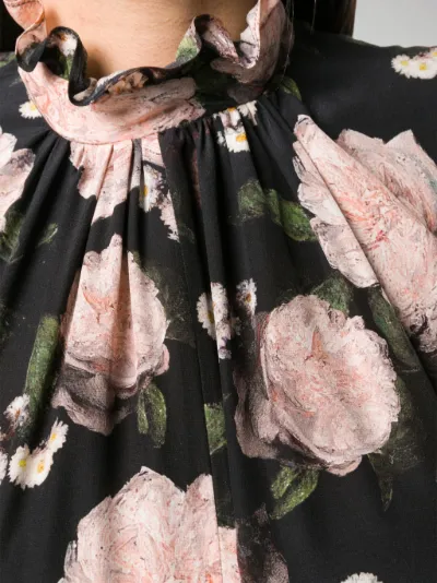 floral cropped jumpsuit