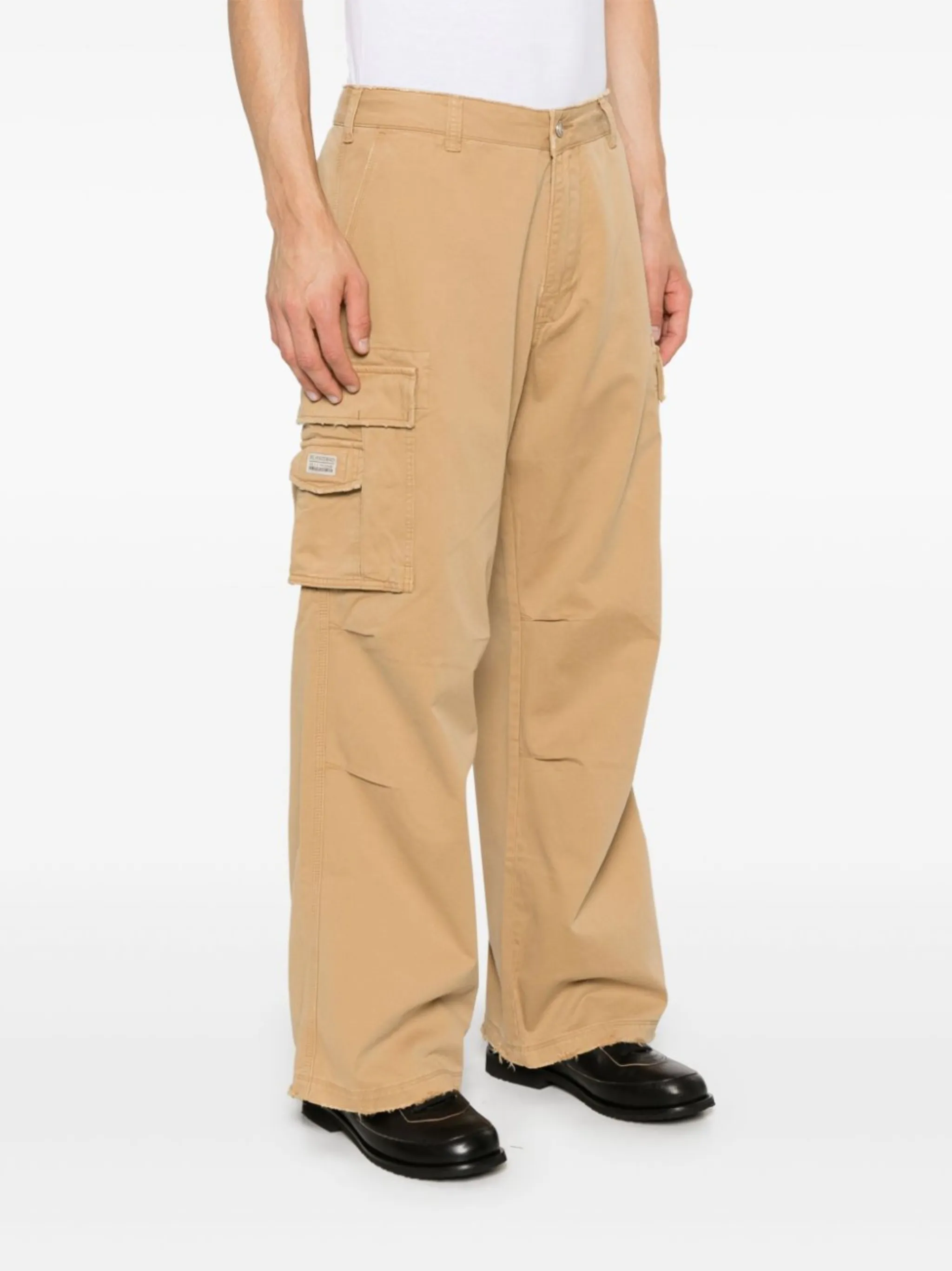 ERL: Gray Check Cargo Pants | SSENSE