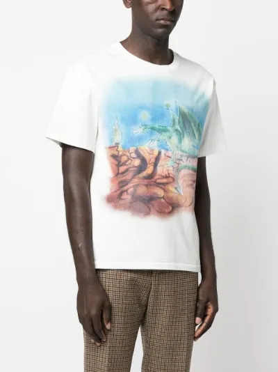 ERL graphic-print cotton T-shirt | Eraldo.com FR