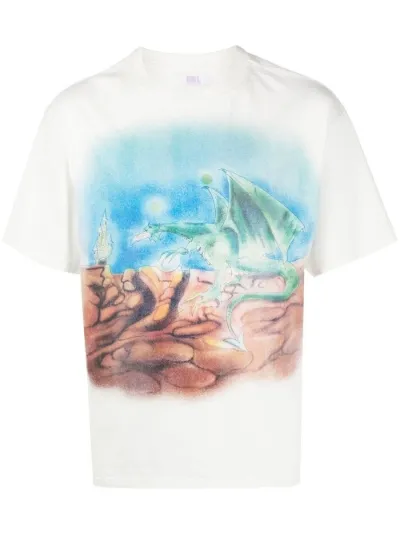 ERL graphic-print cotton T-shirt | Eraldo.com FR