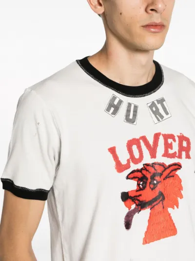 ERL Hurt Lover cotton T-shirt | Eraldo.com FR
