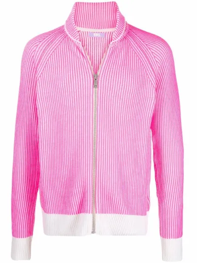 pink knit jacket