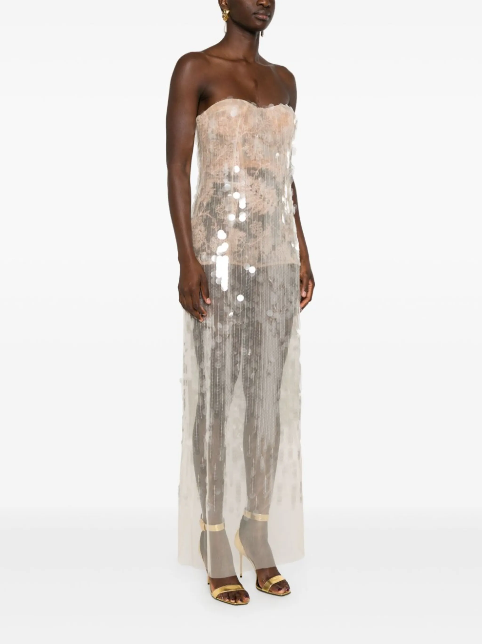 Ermanno Scervino sequin-embellished maxi dress | Eraldo.com DJ