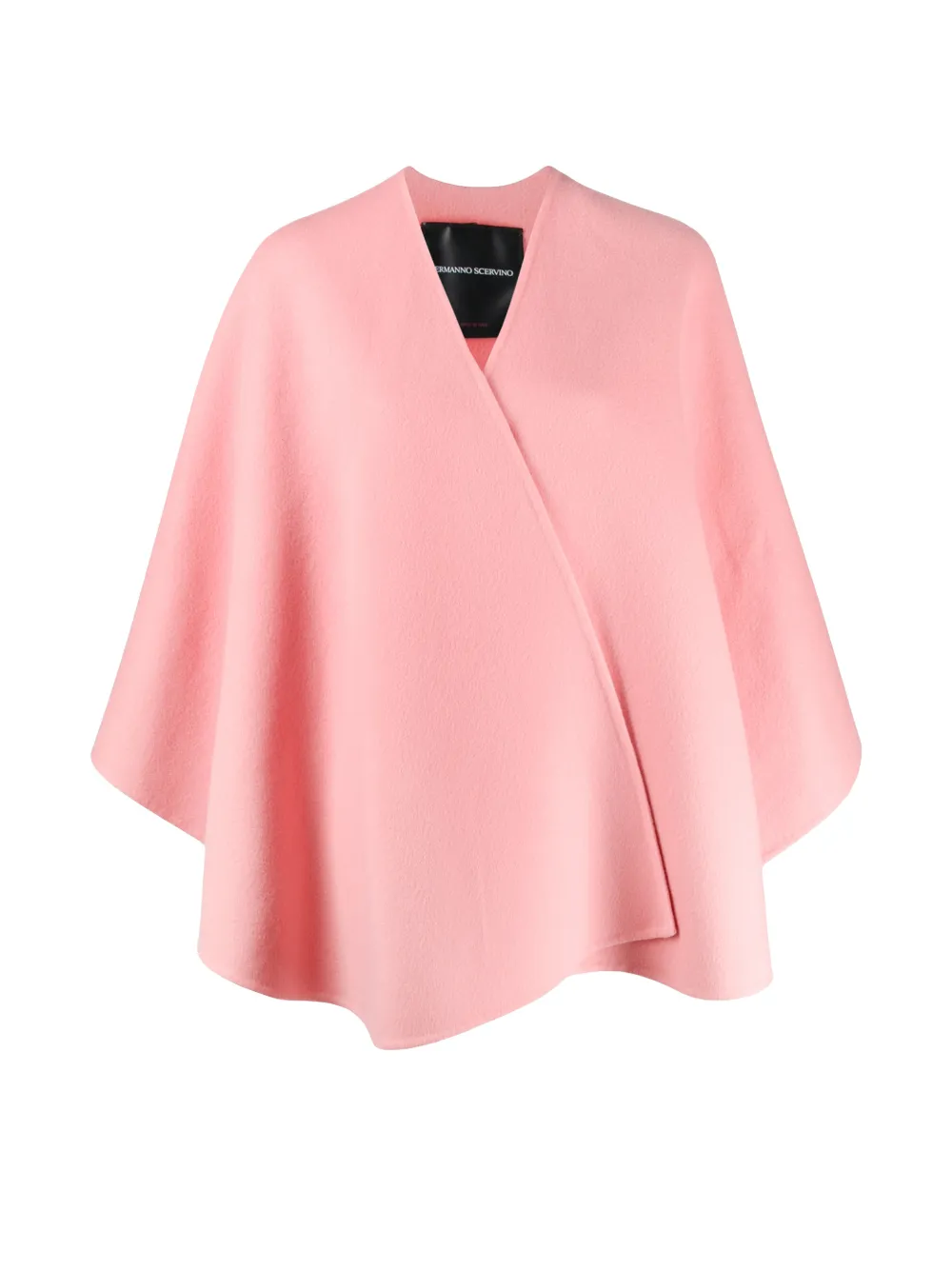 pink cape coat