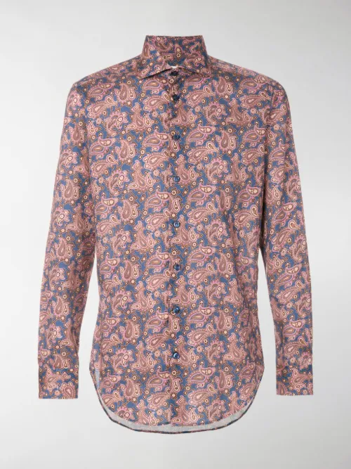 Etro - Camicia con stampa Paisley