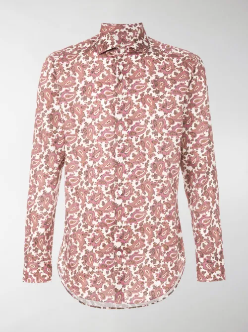 Etro - Camicia con stampa Paisley