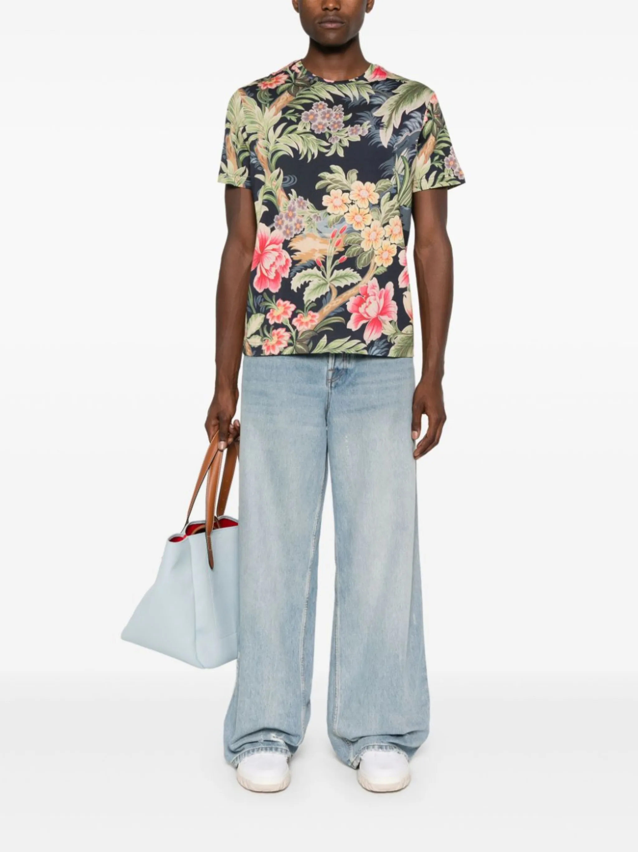 ETRO floral-print lyocell T-shirt | Eraldo.com US