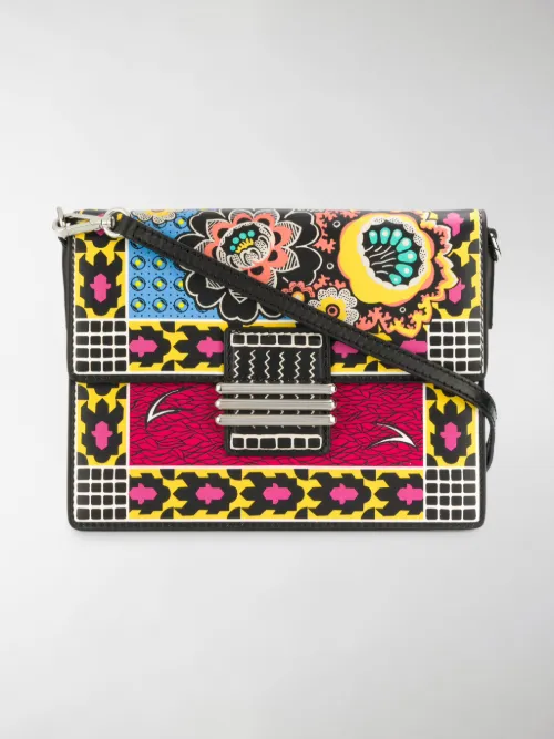 Etro - mixed-print crossbody bag