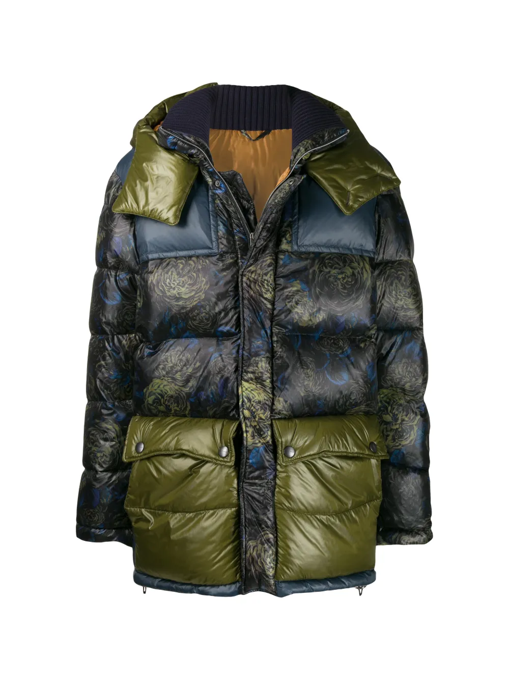 floral padded coat