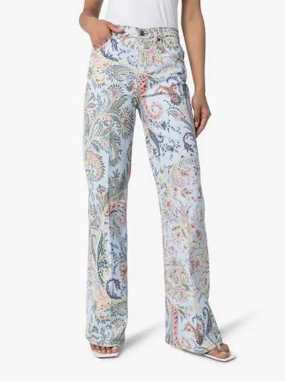 etro paisley jeans