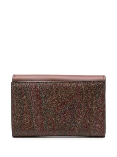 Etro Paisley Print Wallet - Brown