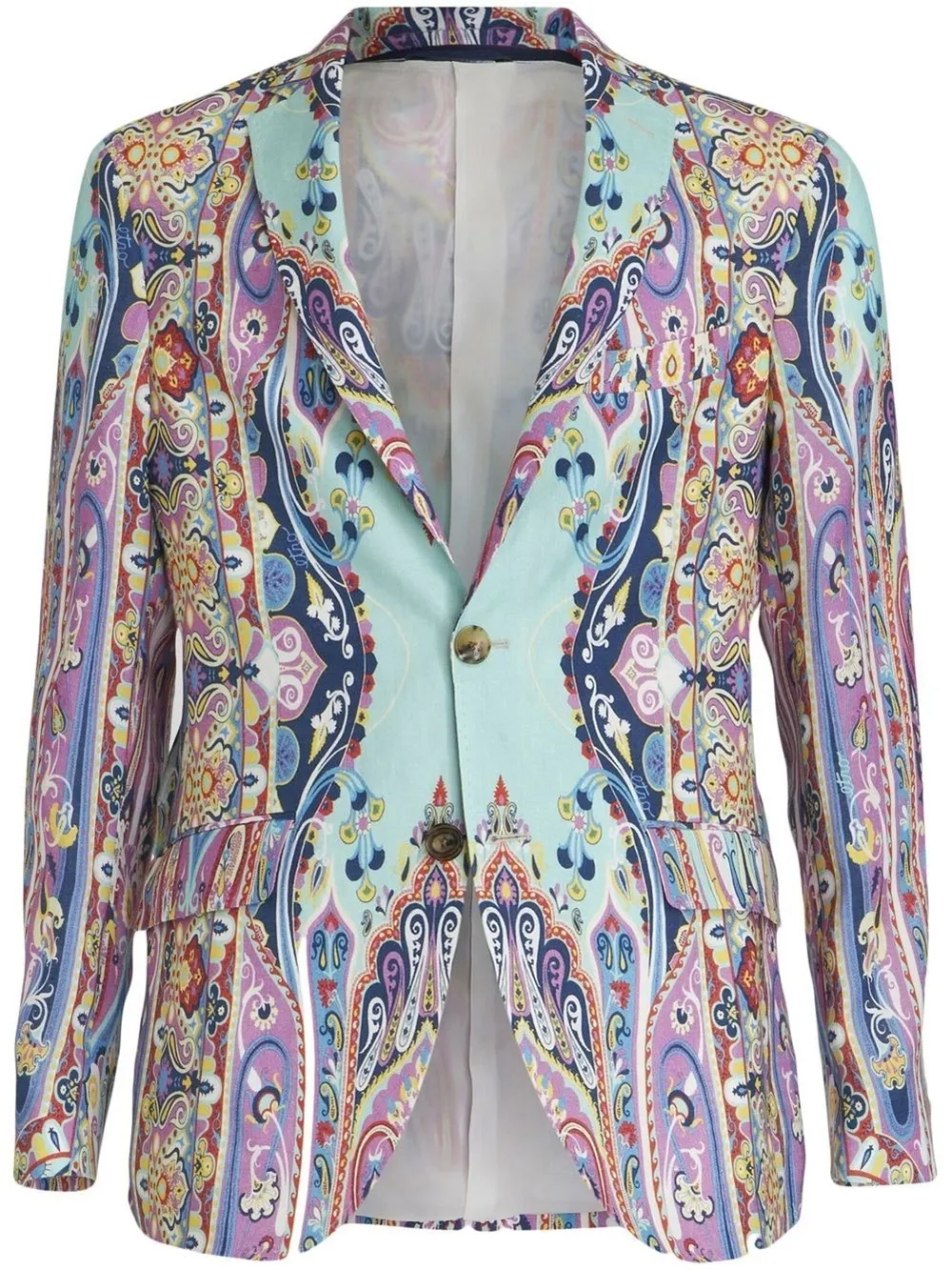 Paisley print outlet blazer