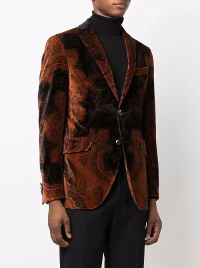 ETRO - 90s ETRO Velvet Blouse エトロ ベルベット ヴィンテージ