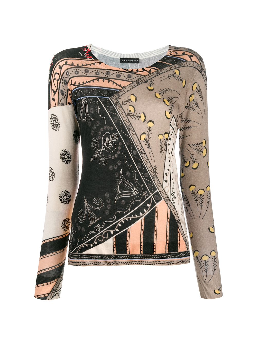 gold fine knit jumper