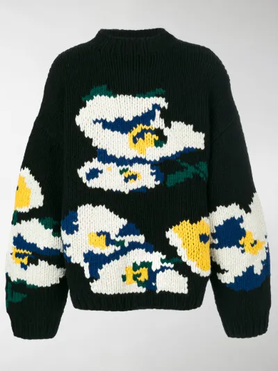 Études - Matthew Chambers floral jumper