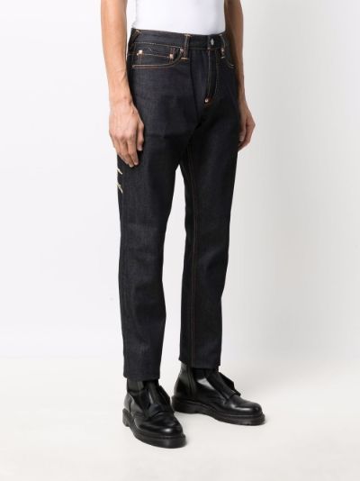 evisu straight jeans