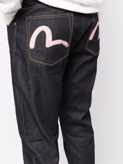 Saldi EVISU Jeans dritti Seagull blu | MODES