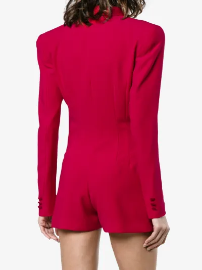 red blazer playsuit