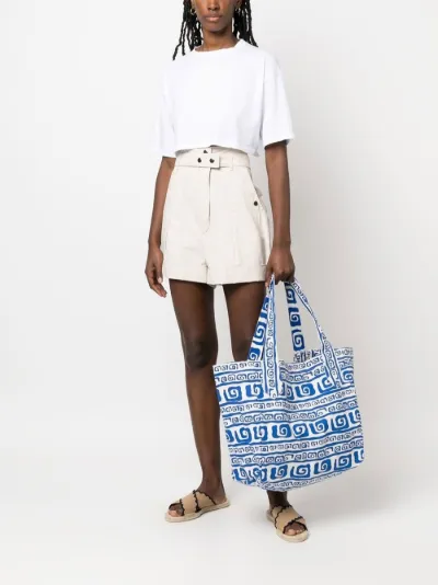 geometric print tote bag Faithfull the Brand Eraldo