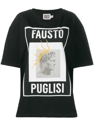 oversized printed T-shirt | Fausto Puglisi | Eraldo.com