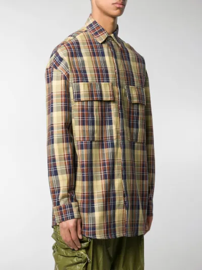 fear of god check shirt